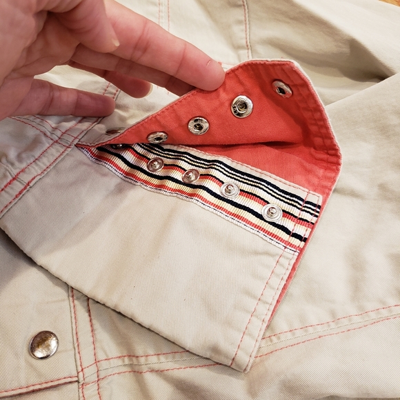 Nike Lightweight Cotton Jacket In Beige - Picture 8 of 15